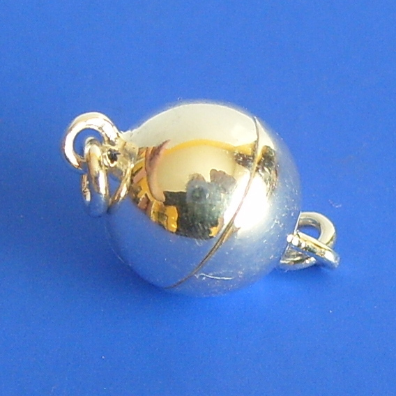 Magnetverschluss Silber für Schmuck (KT0009)