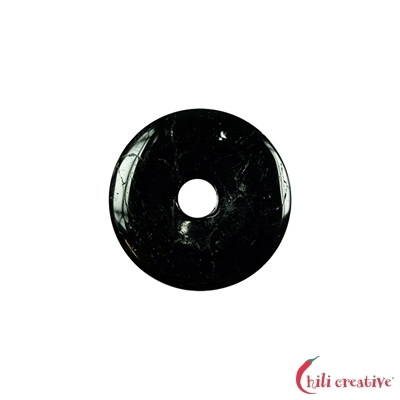 Turmalin schwarz / Schörl Donut 30mm (SP10001)