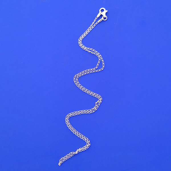 Silberkette zierlich, 1,3mm, Länge 40cm (N0071)