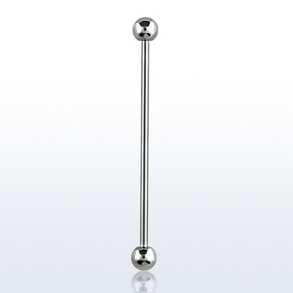 Industrial Piercing Barbell extralang, 25-52mm (BJ0302)