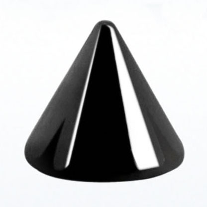 Piercing Spitze schwarz 1,2 x 2,5mm (BJK0044)